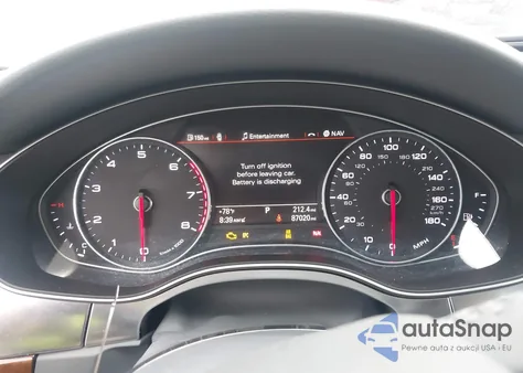 2014 Audi A6 2.0T Premium from USA, damaged, VIN WAUGFAFCXEN072013